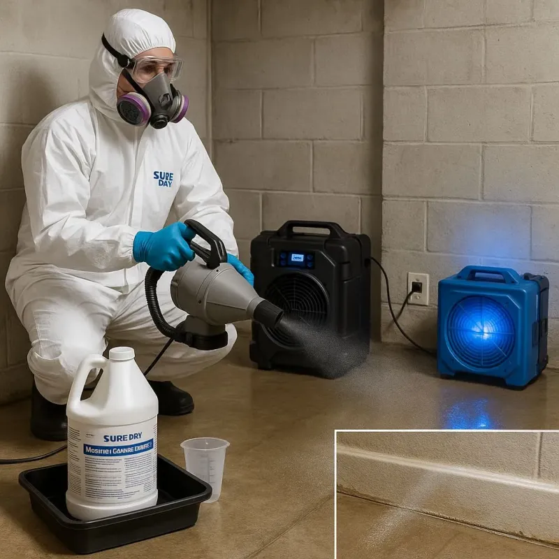 Sanitization and Odor Removal process in Lowesville, NC